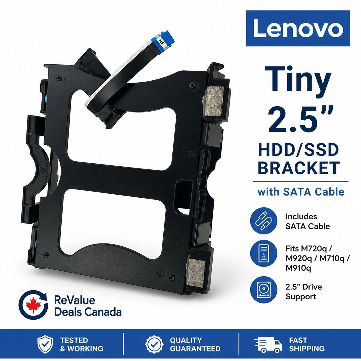 Lenovo ThinkCentre Tiny 2.5-inch HDD/SSD Bracket with SATA Cable