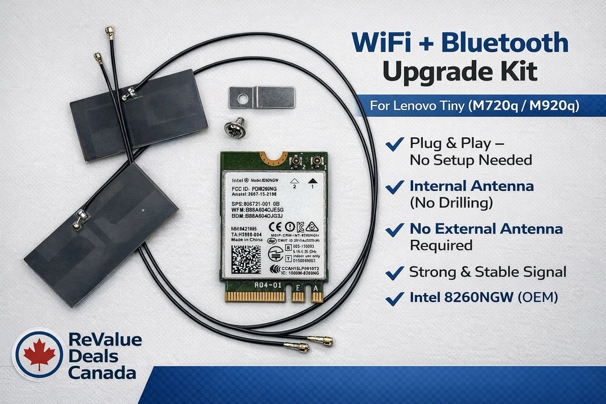 Intel 8260NGW Wi-Fi Kit M.2 2230 for Lenovo Tiny with Internal Antenna