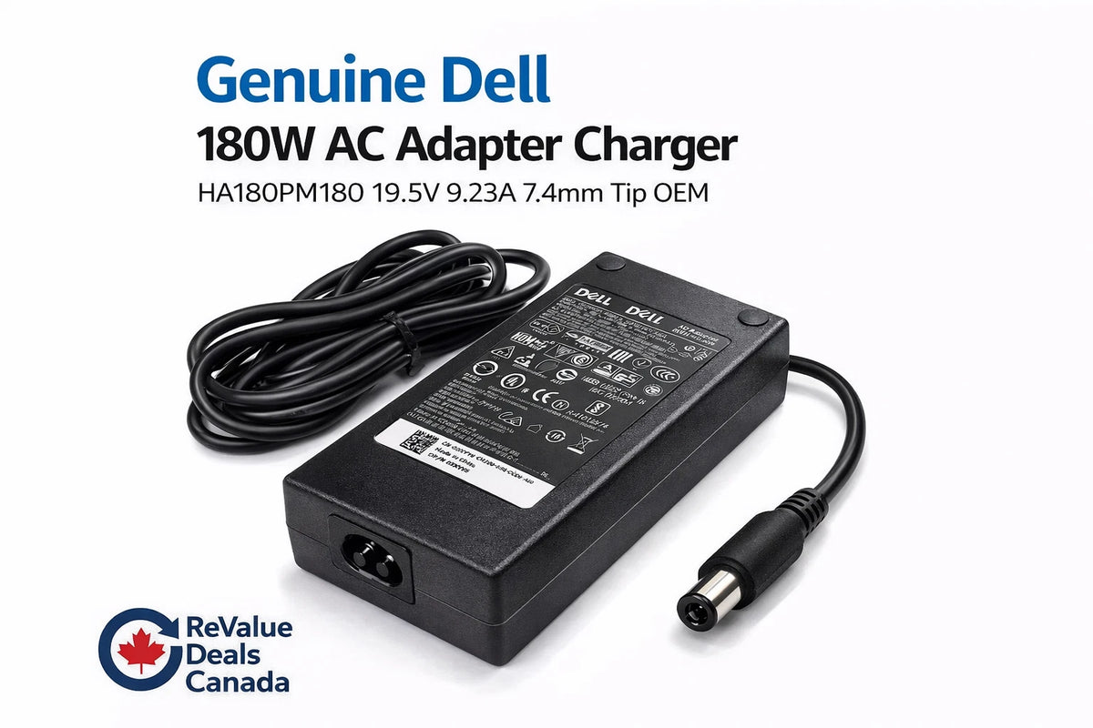 Dell 180W AC Adapter HA180PM180 19.5V 9.23A Genuine OEM