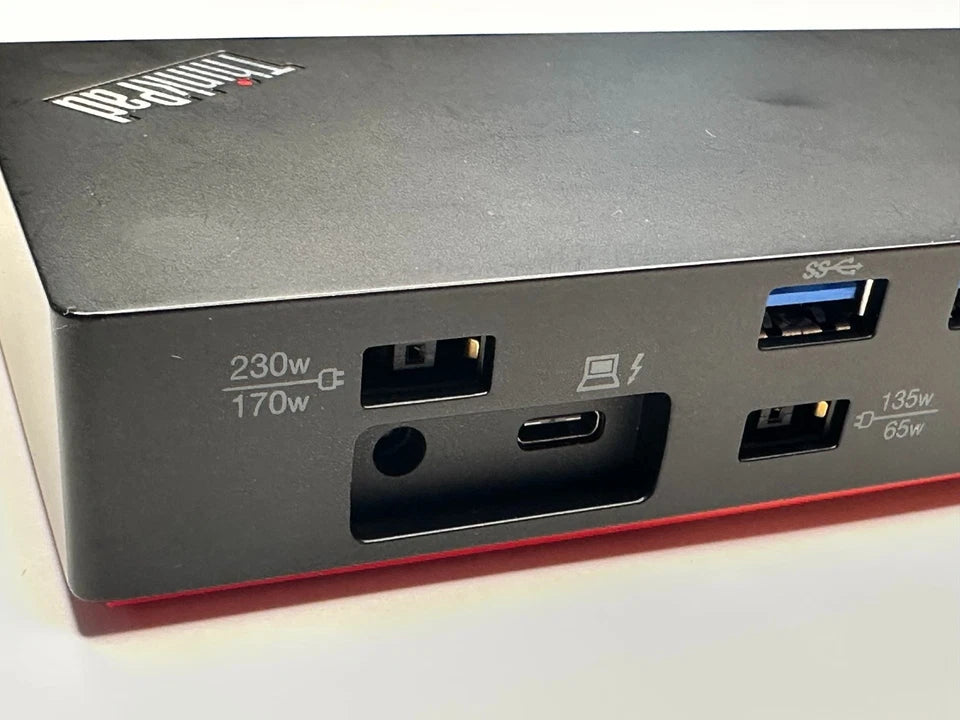 Lenovo ThinkPad Thunderbolt 3 Dock Gen 2 40AN with 135W AC Adapter